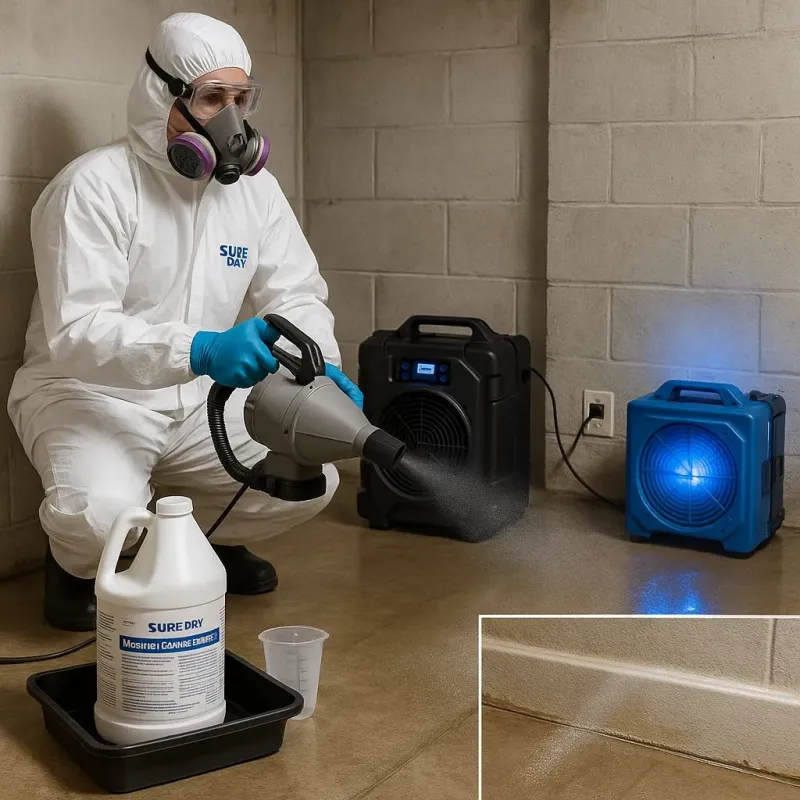 Sanitization and Odor Removal process in Rosita North, TX