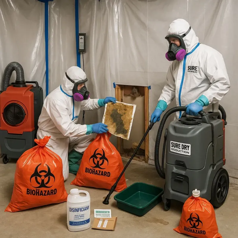 Contaminated Water Handling Protocols process in Rosita North, TX